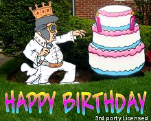 Elvis Birthday Lawn Greeting - Yard Card